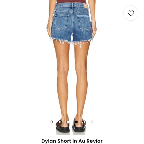 PAIGE Daryn Distressed Denim Shorts sz 28 Spring Break Vacation Beach Coastal - Picture 11 of 15